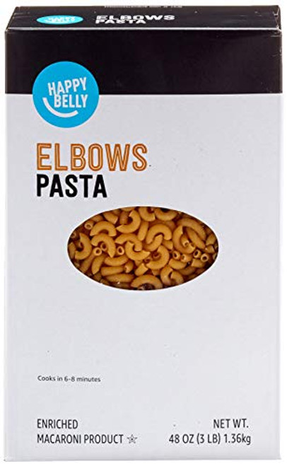 Amazon Brand Happy Belly Pasta Elbows 48 oz Previously Solimo Amazon Brand Happy Belly Pasta Elbows 48 oz Previously Solimo