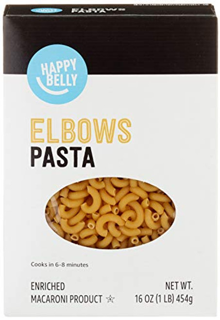 Amazon Brand Happy Belly Pasta Elbows 16 oz Previously Solimo Amazon Brand Happy Belly Pasta Elbows 16 oz Previously Solimo