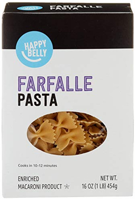Amazon Brand Happy Belly Pasta Farfalle 16 oz Previously Solimo Amazon Brand Happy Belly Pasta Farfalle 16 oz Previously Solimo