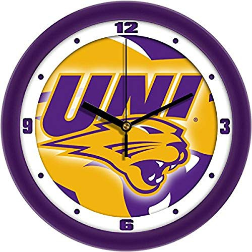 SunTime NCAA Northern Iowa Panthers Wall Clock SunTime NCAA Northern Iowa Panthers Wall Clock