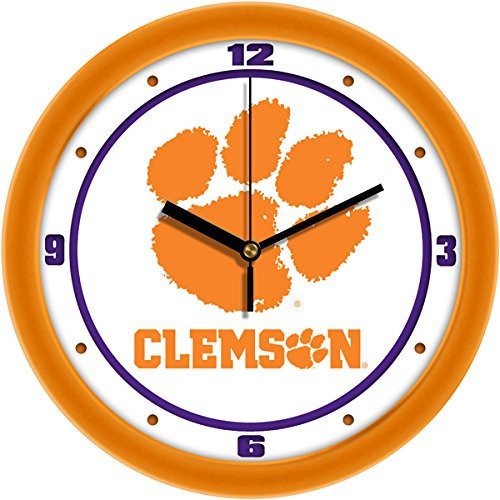 SunTime NCAA Clemson Tigers Traditional Wall Clock Other