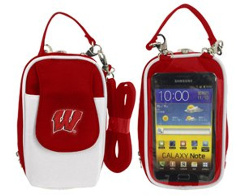 Charm14 NCAA Wisconsin Badgers Crossbody Cell Phone Purse XL Fits All Phones Charm14 NCAA Wisconsin Badgers Crossbody Cell Phone Purse XL Fits All Phones