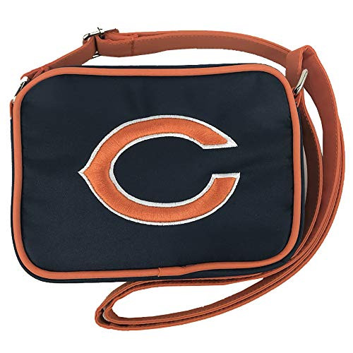 NFL Chicago Bears Fashion Style Crossbody Purse Embroidered Logo