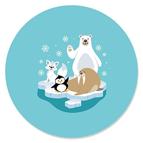 Big Dot of Happiness Arctic Polar Animals Winter Baby Shower or Birthday Party Circle Sticker Labels 24 Count Big Dot of Happiness Arctic Polar Animals Winter Baby Shower or Birthday Party Circle Sticker Labels 24 Count