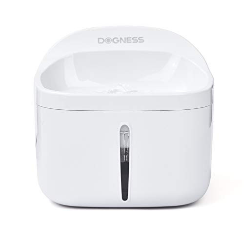 DOGNESS Pet Fountain Cat Water Dispenser Healthy and Hygienic Drinking Fountain 2L Automatic Electric Water Bowl for Dogs Cats Birds and Small Animals White DOGNESS Pet Fountain Cat Water Dispenser Healthy and Hygienic Drinking Fountain 2L Automatic Electric Water Bowl for Dogs Cats Birds and Small Animals White