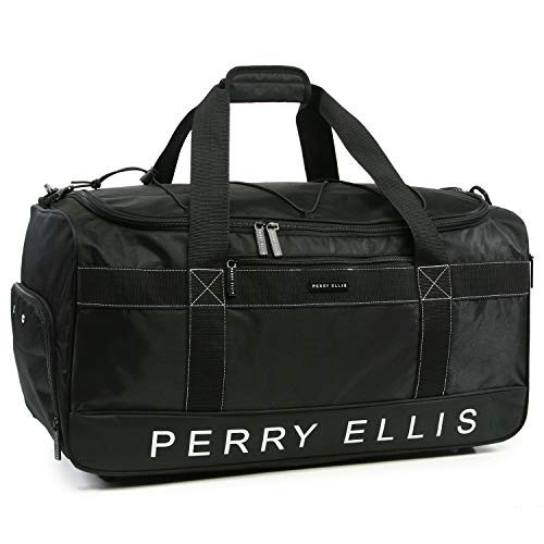 Perry Ellis 22 Weekender Duffel Bag Black One Size