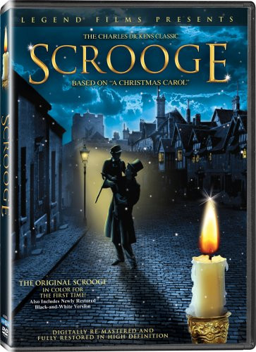 Scrooge  In COLOR! Also Includes the Original BlackandWhite Version which has been Beautifully Restored and Enhanced!