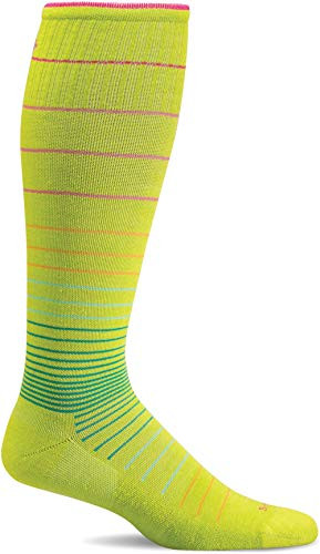 Sockwell Womens Circulator Moderate Graduated Compression Sock Limelight  SM