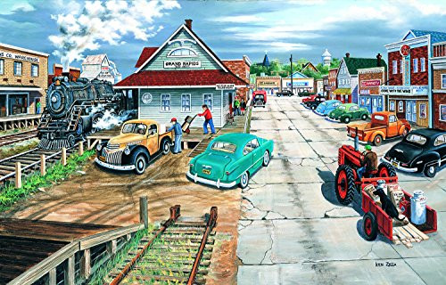 SunsOut Tracking Memories on Main 1000 Pc Jigsaw Puzzle
