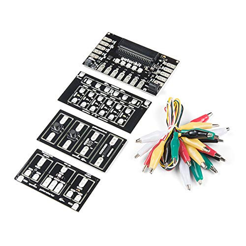 SparkFun gatorcircuit Kit for microbitnot included Starter collection of development boards for prototyping Includes LEDS Buttons a Switch Light sensor Temperature Sensor RGB LED Reed switch Learn