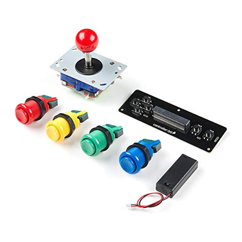 SparkFun MicroArcade kit for Microbitnot Included v20  Make The Microbit a FullyFunctioning Arcade Game Console Education Home Learning Arcade Style Buttons  Joystick