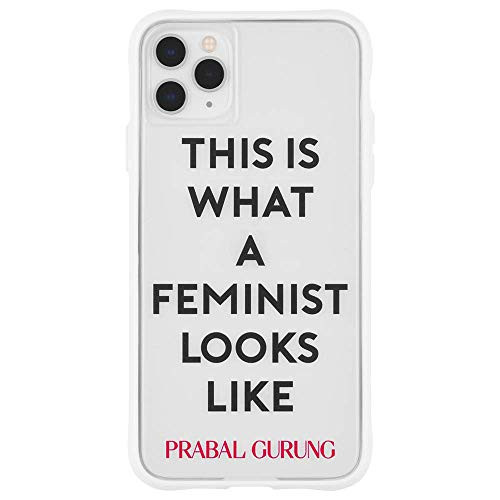 CaseMate  iPhone 11 Pro Max Case  PRABAL GURUNG  Tough Feminist  65  White Model CM041274