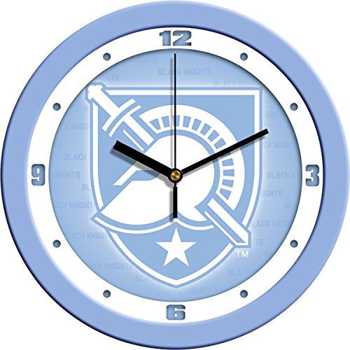 SunTime NCAA Army Black Knights Wall Clock  Baby Blue