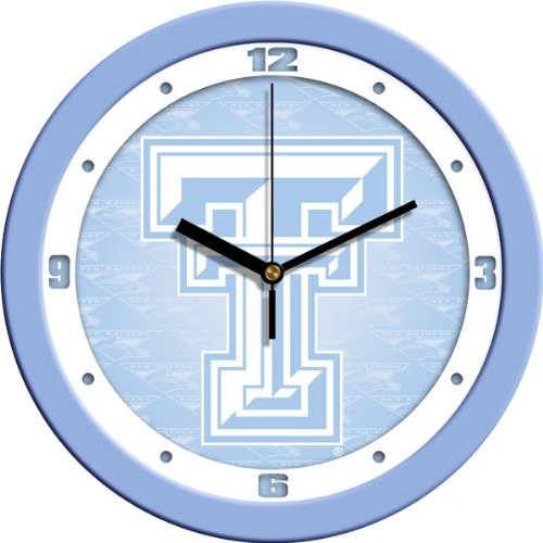 SunTime NCAA Texas Tech Red Raiders Wall Clock  Baby Blue