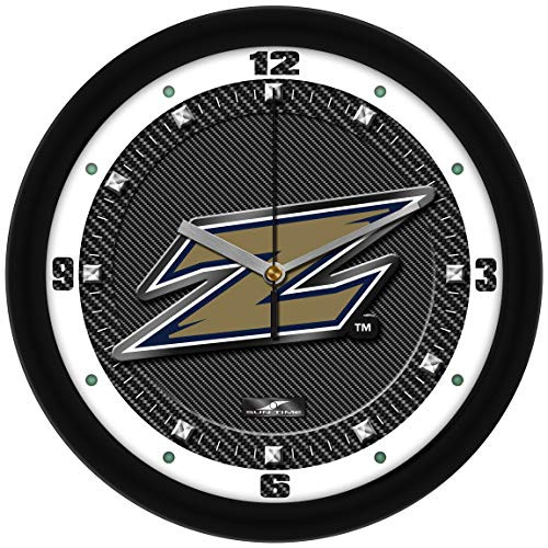 SunTime Akron Zips  Carbon Fiber Textured Wall Clock