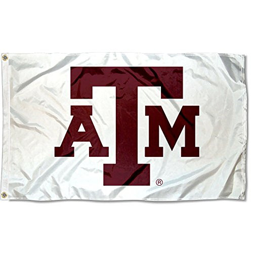 College Flags  Banners Co Texas AM Aggies White Flag