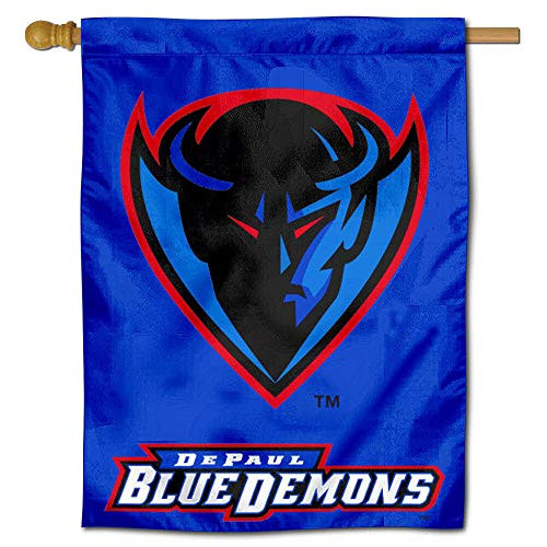 College Flags  Banners Co DePaul Blue Demons House Flag