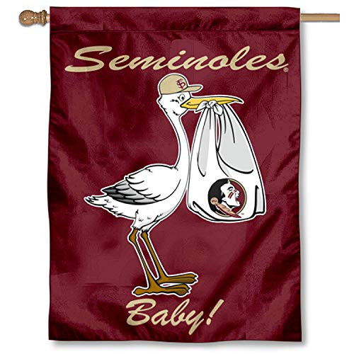 College Flags  Banners Co Florida State Seminoles New Baby Gift Banner Flag
