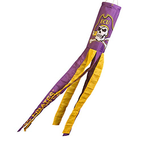 College Flags  Banners Co East Carolina Pirates Windsock