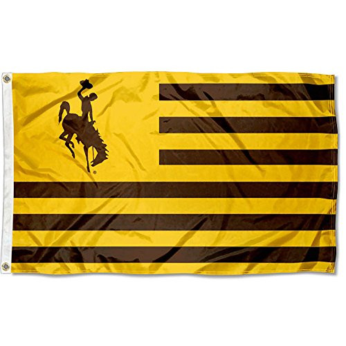 College Flags  Banners Co Wyoming Cowboys Stars and Stripes Nation Flag College Flags  Banners Co Wyoming Cowboys Stars and Stripes Nation Flag