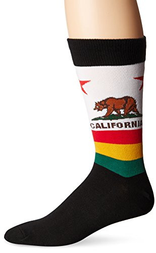 Socksmith California Flag Black One Size