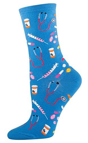 Socksmith Meds Cornflower Blue One Size