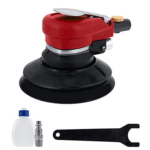 TCP Global 6 Pneumatic Dual Action Air Sander with PSA Backing Plate