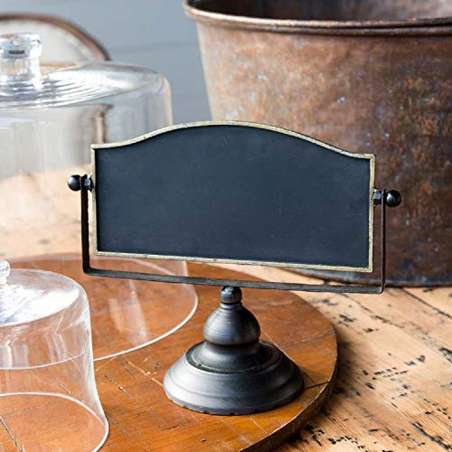 Park Hill Collection ESB81392 Horizontal Blackboard Sign on Stand 11inch Length