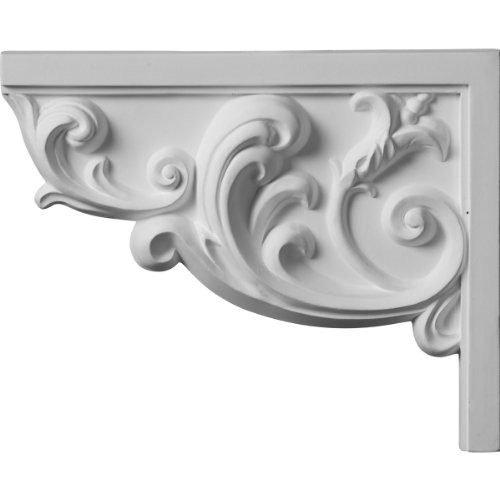 Ekena Millwork SB09X07ABL Aberdeen Stair Bracket Left 9W x 7H x 34D Primed