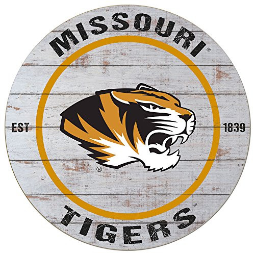 KH Sports Fan 20x20 Missouri Tigers Classic Weathered Circle Multi