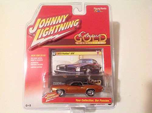 Johnny Lightning 2016 Classic Gold Collection 1973 Pontiac GTO CopperBlack Roof #10