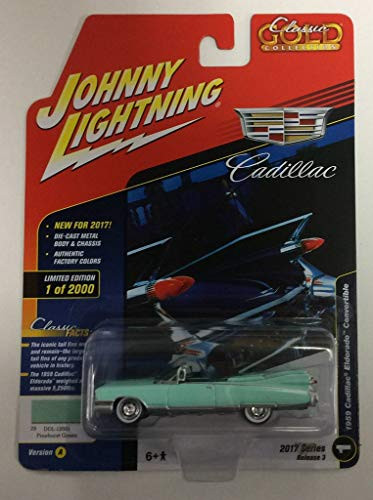 Johnny Lightning JLCG007 Classic Gold Version A 1959 Cad Eldorado Convert