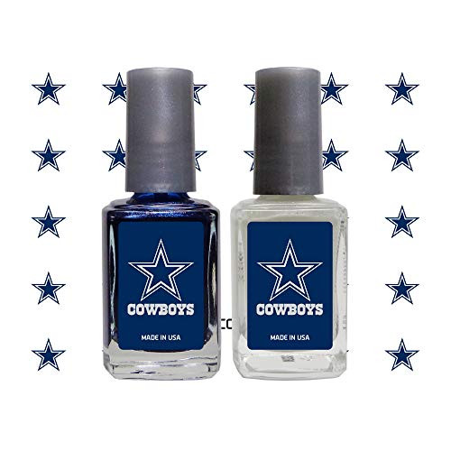 Worthy Promo NFL Dallas Cowboys Nail Care Set 4Piece Set Blue White