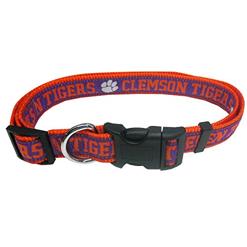 Pets First Collegiate Pet Accessories Dog Collar Clemson Tigers Small