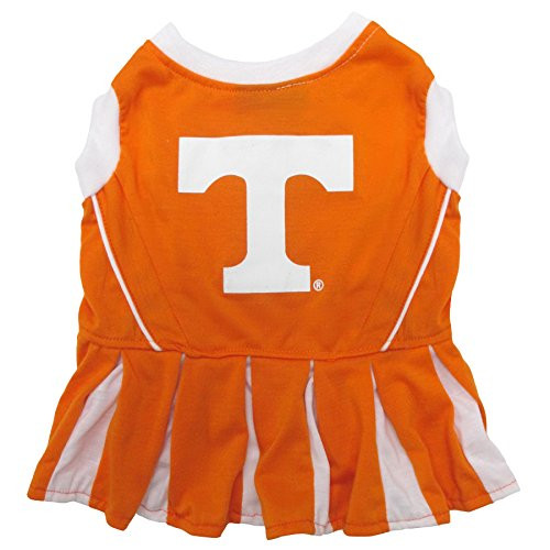 NCAA Tennessee Volunteers Dog Cheerleader Outfit Small NCAA Tennessee Volunteers Dog Cheerleader Outfit Small