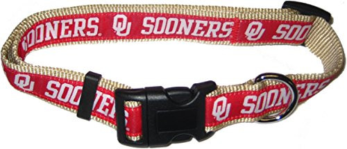 Pets First Collegiate Pet Accessories Dog Collar Oklahoma Sooners Medium