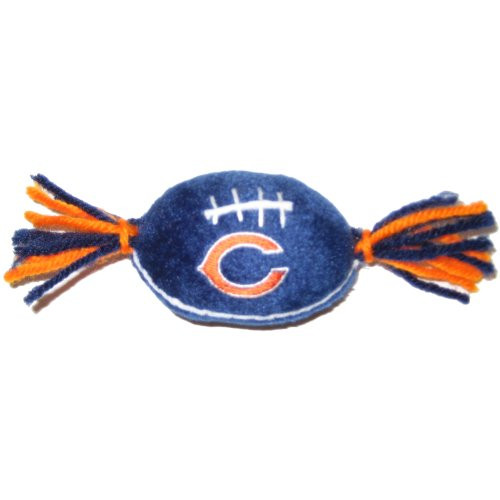 Pets First NFL Catnip Toy Chicago Bears CAT Toy in Football Shape with Team Logo in Vibrant Team Color Pets First NFL Catnip Toy Chicago Bears CAT Toy in Football Shape with Team Logo in Vibrant Team Color