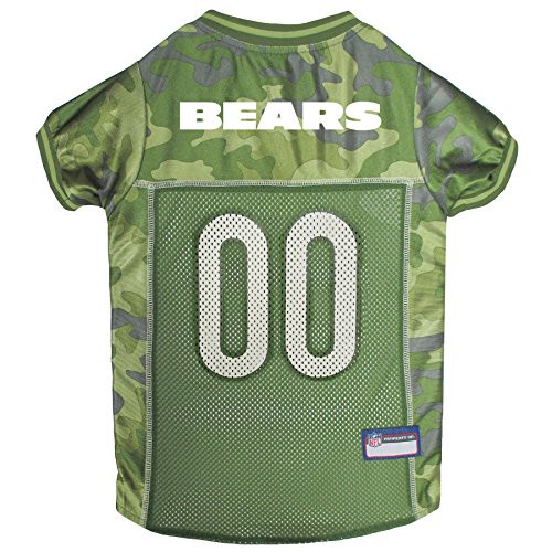 NFL Chicago Bears Camouflage Dog Jersey Medium  CAMO PET Jersey Available in 5 Sizes  32 NFL Teams Hunting Dog Shirt