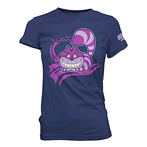 Funko POP Disney Alice in Wonderland Cheshire Cat TShirt Girls 2X Navy Blue Funko POP Disney Alice in Wonderland Cheshire Cat TShirt Girls 2X Navy Blue
