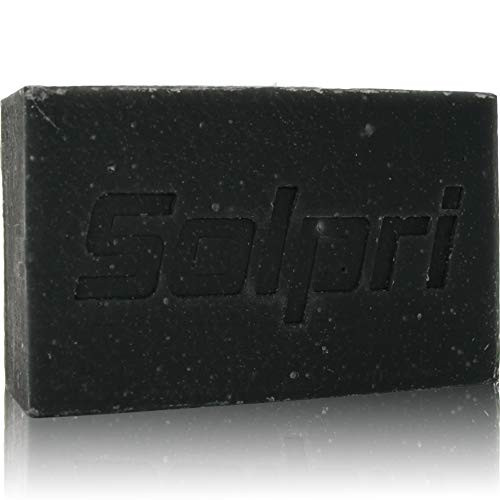 Solpri Shield Charcoal Pumice Exfoliating Antifungal Soap Bar 4 oz