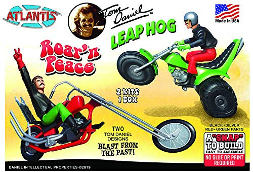 Atlantis Model Tom Daniels Roar N Peace and Leap Hog 2 Pack Plastic Models