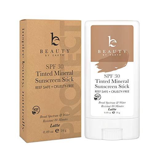 Mineral Tinted Sunscreen Stick Zinc Oxide Sunscreen Lotion Stick Made with Organic Ingredients Best Sun Protection Travel Sunscreen Face Body Reef Safe Broad Spectrum Water Resistant Latte Mineral Tinted Sunscreen Stick Zinc Oxide Sunscreen Lotion Stick Made with Organic Ingredients Best Sun Protection Travel Sunscreen Face Body Reef Safe Broad Spectrum Water Resistant Latte
