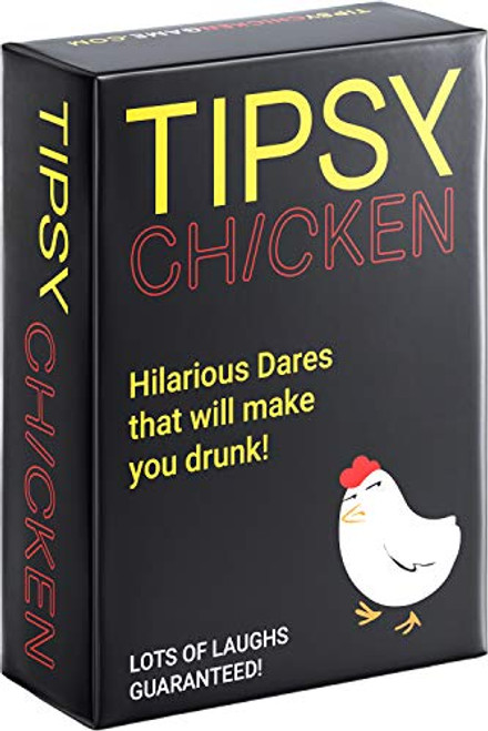 Tipsy Chicken Drinking Party Card Game for Adults Outrageously Fun Dares for Game Night