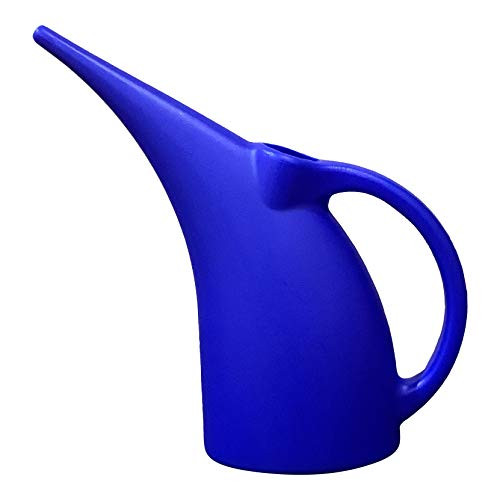 Kool Products Watering Can Indoor  Small Indoor Watering Cans for House Plants  Mini Plant Watering Cans  Plastic Watering Cans 1 Pack 12 Gallon Plant Watering Can BPA Free Blue