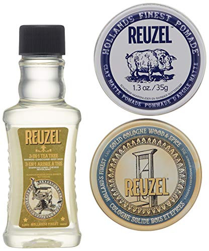 REUZEL INC Clay Matte Pomade Travel Essentials 3 oz