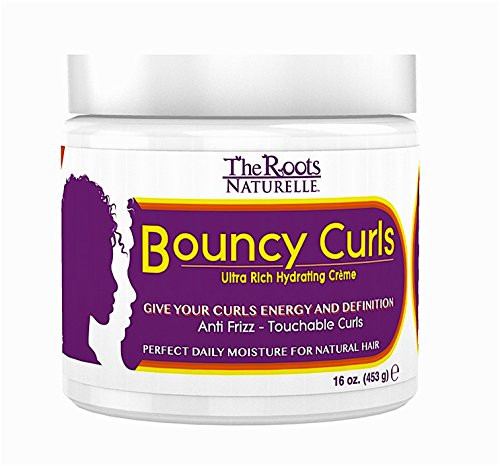 The Roots Naturelle Curly Hair Products Bouncy Curls 16 Ounce AntiFrizz Cream