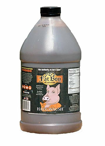 Fat Boy Natural BBQ Haugwaush BBQ Sauce 12 gallon