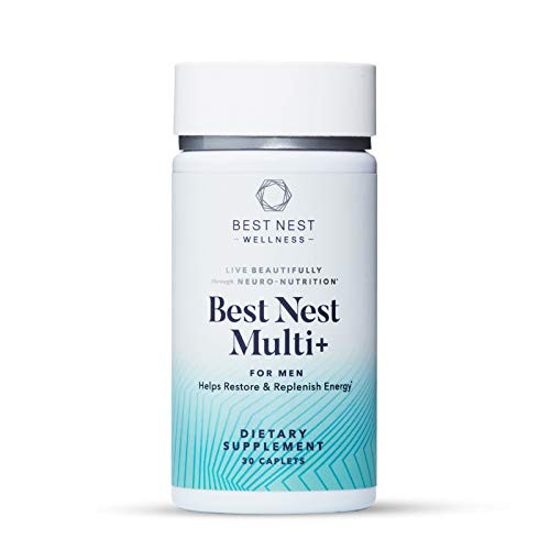 Best Nest Mens Multi Methylfolate Methylcobalamin B12 Multivitamins Probiotics Natural Whole Food Organic Blend Once Daily Multivitamin Supplement Immune Support 30 Ct