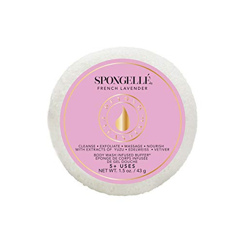 Spongelle Travel Size Spongette  Body Wash Infused BathShower Sponge  French Lavender