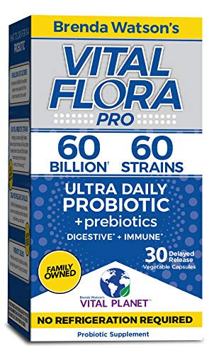 Vital Flora 60 Billion 60 Strain Ultra Daily Vital Flora 30 VCaps